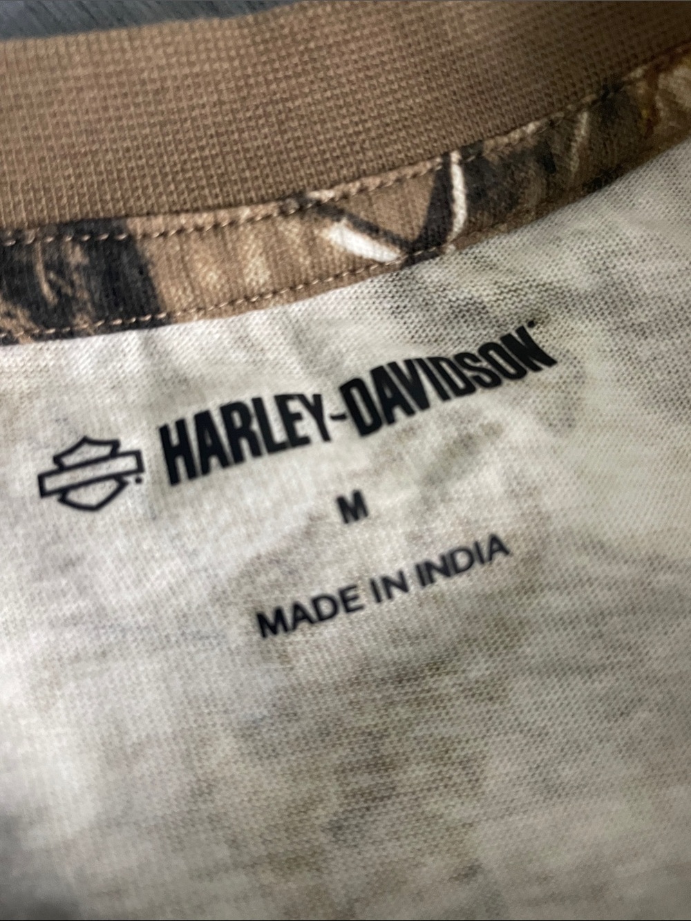 Harley-Davidson Camo Short Sleeve Tee in Brown and Green - Picture 4 of 10